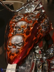2008 Easyriders Show - Flaming Skulls Tank